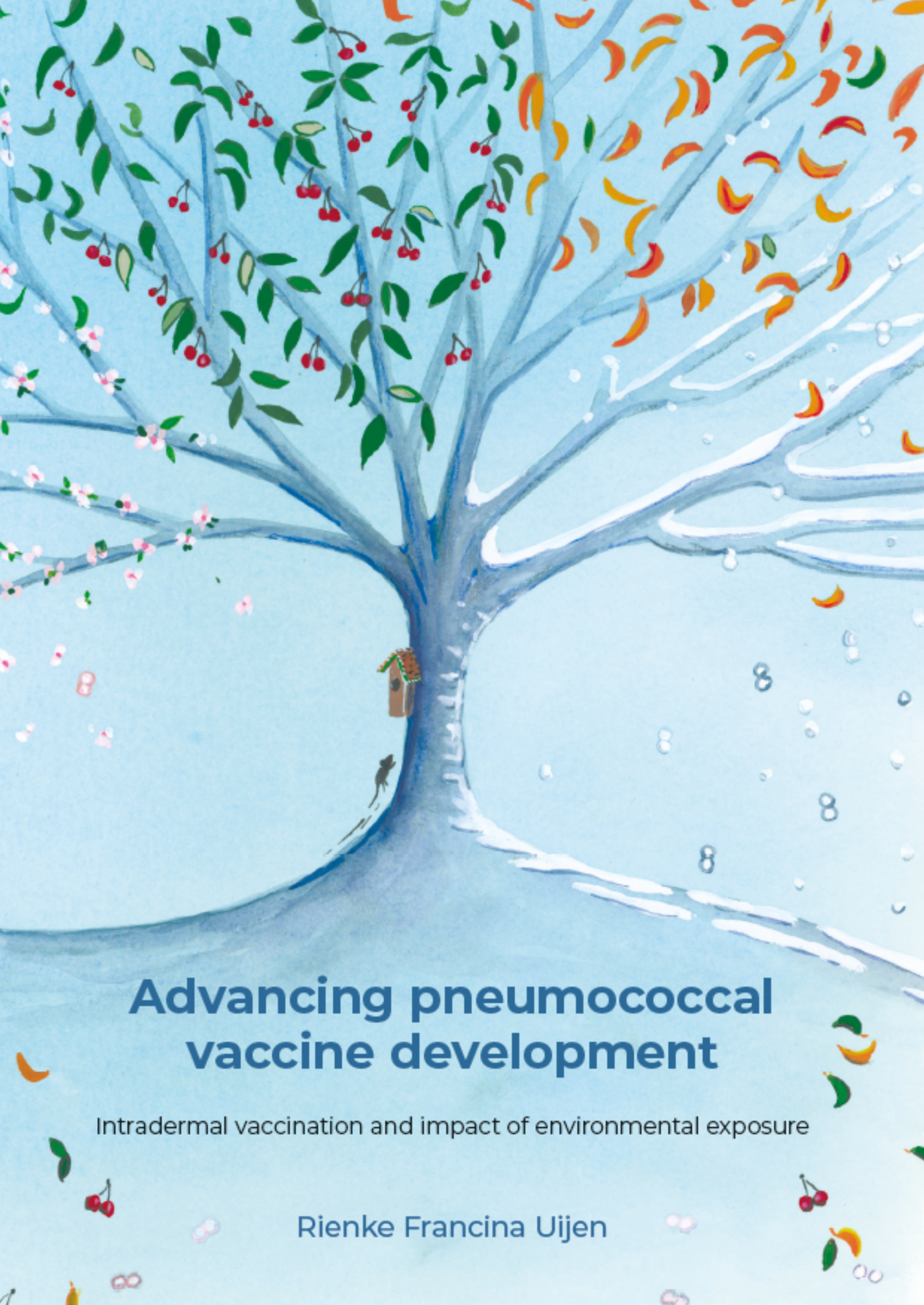 Cover Rienke Uijen 'Advancing pneumococcal vaccine development'